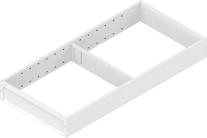 Produktbild Blum Ambia-Line Schubkastenrahmen breit - 422x200x50mm, Stahl oriongrau matt