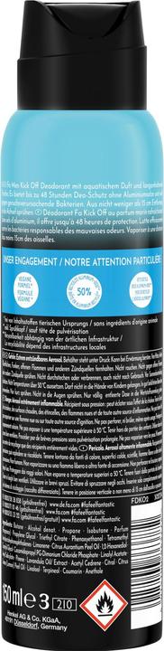Produktbild Fa Deo Spray Men Kick-Off 150 ml (Spray, 150 ml)
