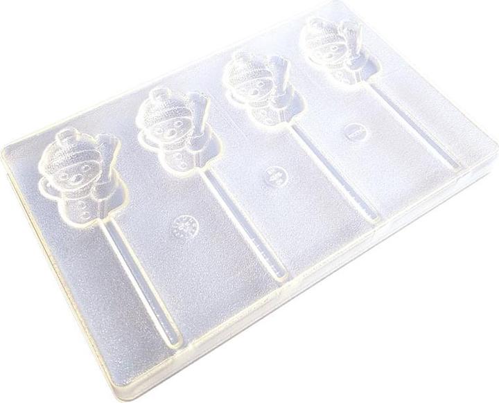 Produktbild miniSchoggi Lolly Schokoladenform Schneemann