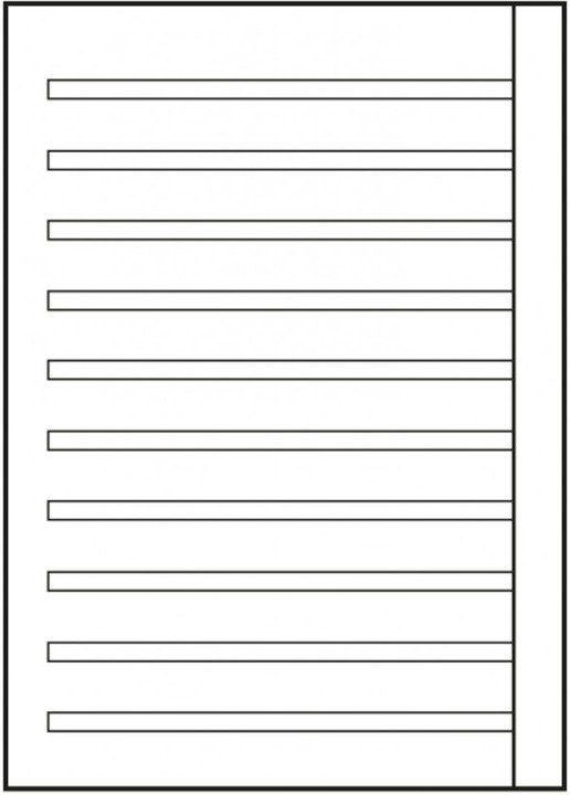 Actual product image Oxford Exercise book, A4, ruling 3 (A4, Hardcover)