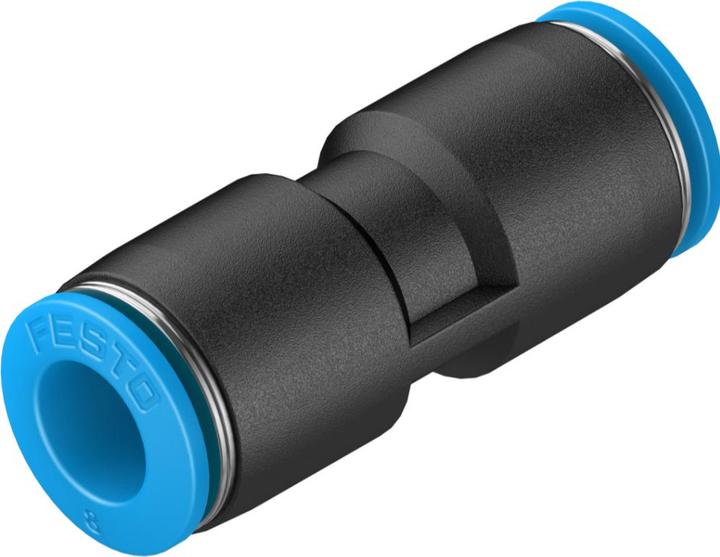 Festo Push-in Connector 8mm to 8mm (Pipe fitting)