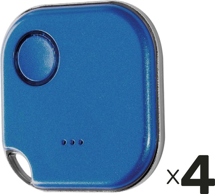 Shelly Bluetooth Schalter u. Dimmer, Blu Button1, Plug&Play, blau, 4er Set