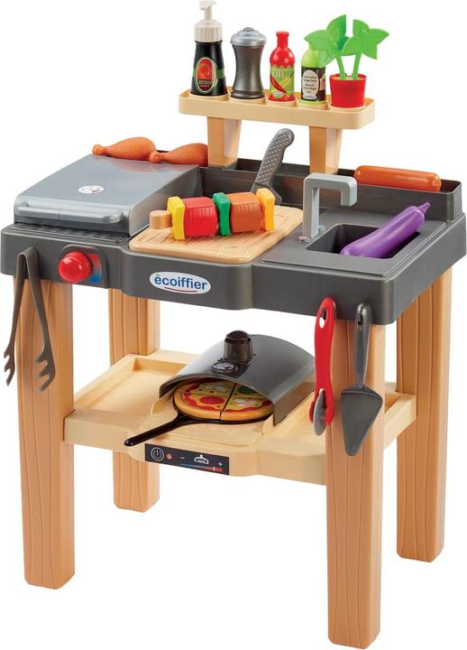 Ecoiffier Sommerküche mit Grill und Pizzaofen, 27-tlg.