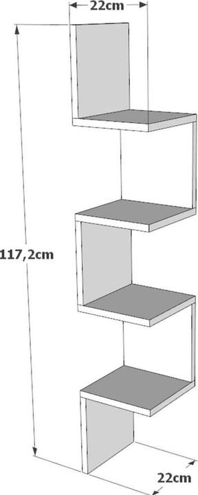 Immagine prodotto Skye Decor Nevaeh (22 x 22 x 117.20 cm)