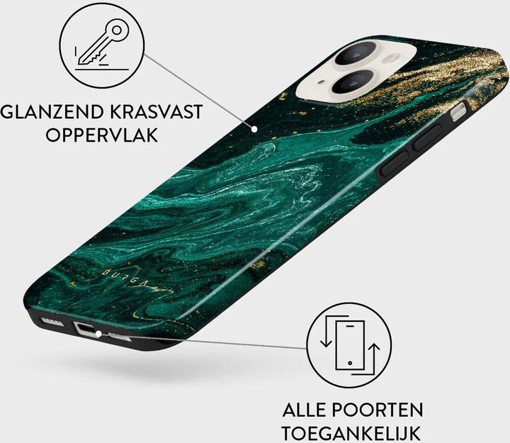Image du produit Konjac Sponge Burga Emerald Pool Cover til iPhone 14 (Apple iPhone 14)