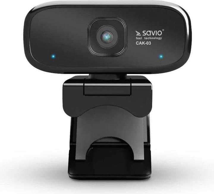 Actual product image Savio Elmak USB HD CAK-03 webcam with microphone, 1280x720 (2 Mpx)