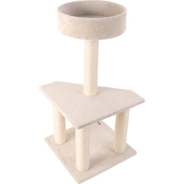 Hoppy Pets CAT TREE 38X38X80CM, Futternapf