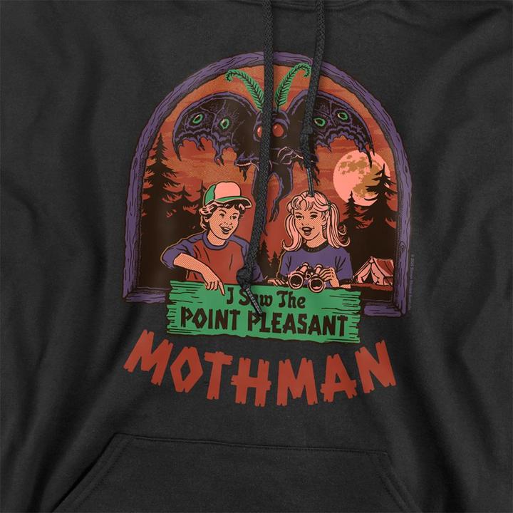 Produktbild Steven Rhodes I Saw The Mothman Kapuzenpullover (L)
