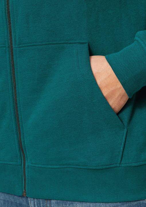 Produktbild S.Oliver Sweatshirt Jacke Sweatshirt-Jacke mit Kapuze und Logo (S)