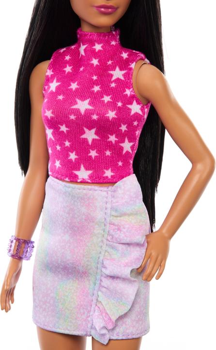 Image du produit Barbie Poupée Fashionistas Rock rose et métallique