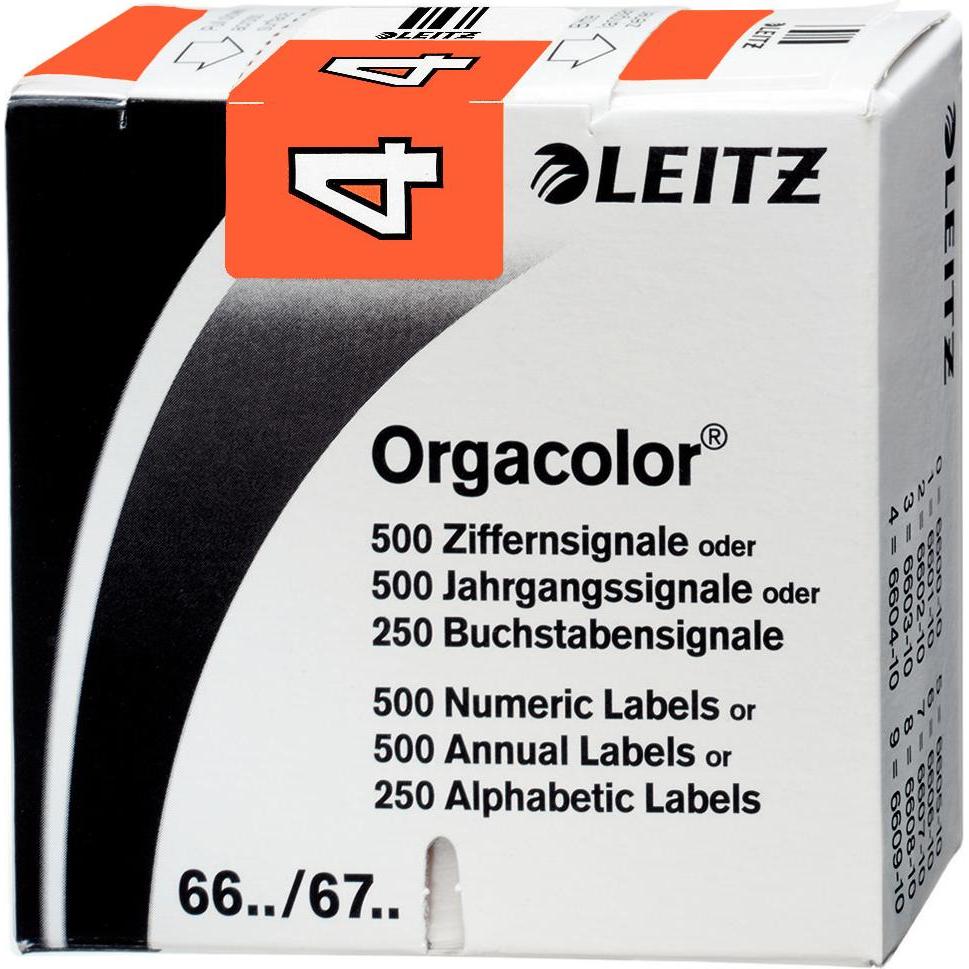 Leitz, Ordner Zubehör, Orgacolor Orange