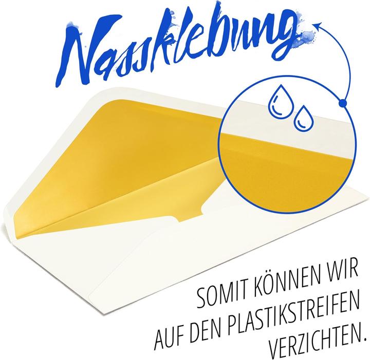 Immagine prodotto Japun Briefumschläge DIN lang (DIN lungo (11 x 22 cm), 50 x)