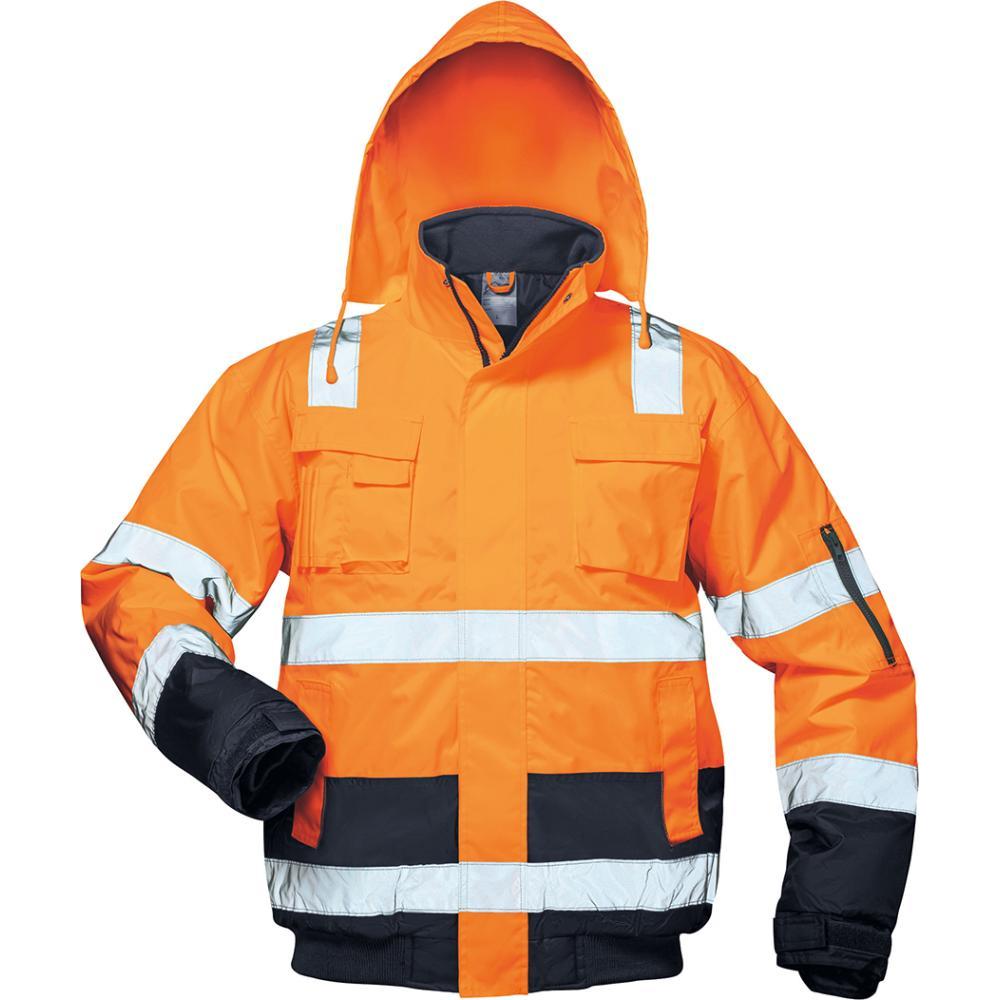 Magni, Arbeitsjacke, Elysee Warnschutz Pilotjacke "Jonas" Grösse, 1 Stück, 3XL, orange/blau, 23545-3XL (XL)