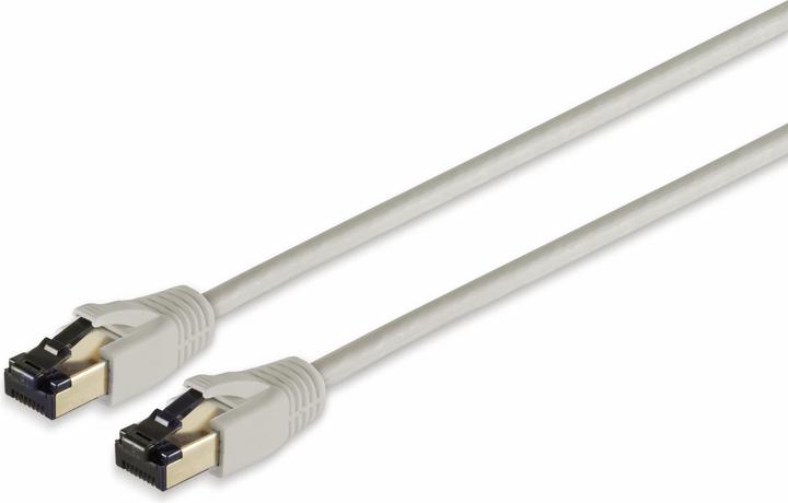 Produktbild Shiverpeaks Helos Patchkabel F/FTP Cat 8.1 grau 1,5m -Twisted Pair, doppelt geschirmt, 4 x 2 x AWG 26 (F/FTP, CAT8.1, 1.50 m)