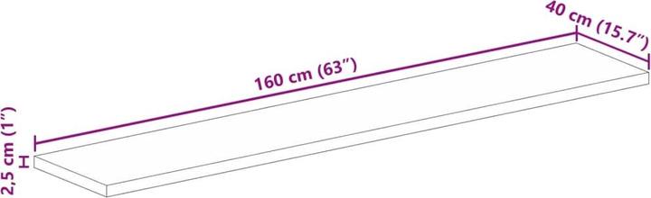 Actual product image vidaXL Keilani (160 x 40 cm)