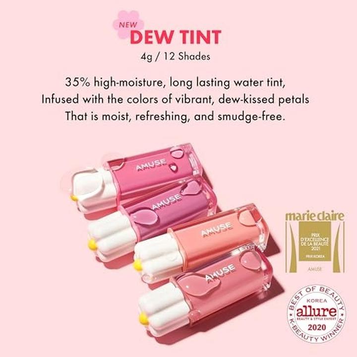 Produktbild Amuse Dew Tint Lang anhaltender Lipgloss