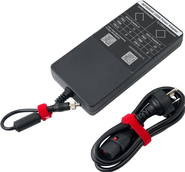 Actual product image Aputure INFINIBAR 330W(24V) Power Adapter Kit and Extension Cables (EU Version