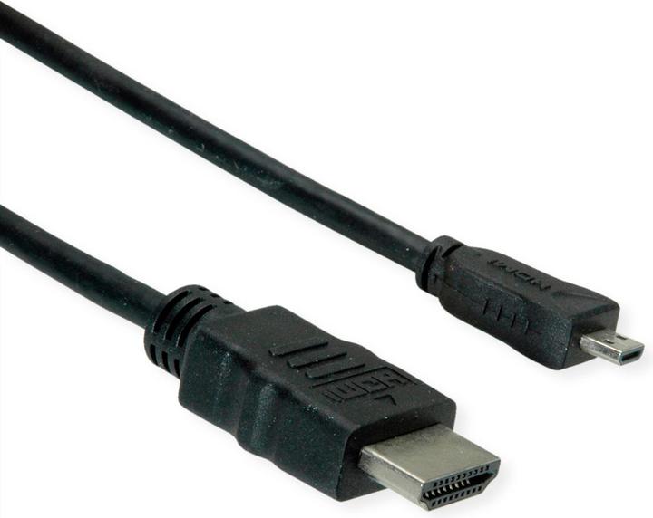 Image du produit Roline Câble Micro HDMI High Speed avec Ethernet (2 m, HDMI)