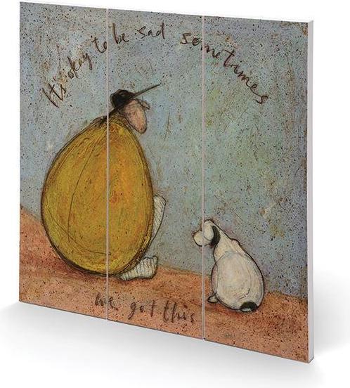 Actual product image Sam Toft Chalkboard We Got This Square (30 x 30 cm)