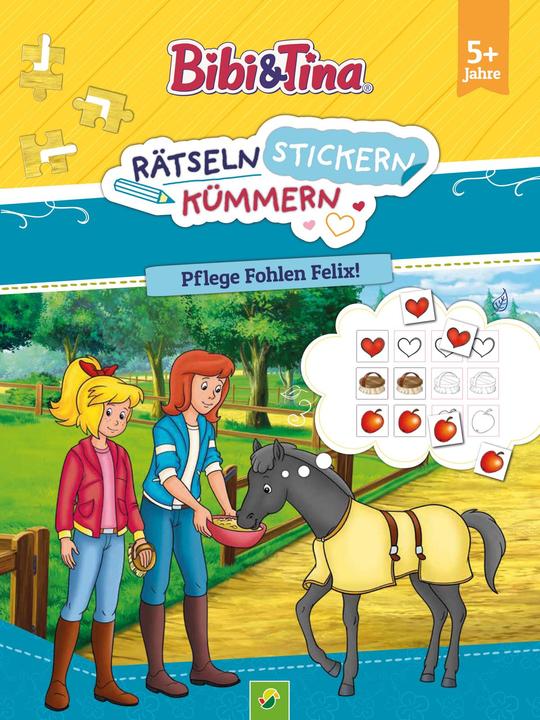 Produktbild Bibi & Tina Rätseln Stickern Kümmern (Deutsch, 2023)