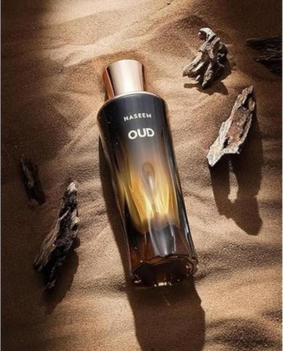 Actual product image Naseem Oud Aqua Perfume Alcohol Free with Floral Oud and Saffron (Eau de parfum)