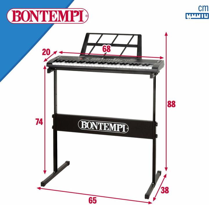 Produktbild Bontempi Elektronisches Klavier 68 x 88 x 38 cm (2 Stück)