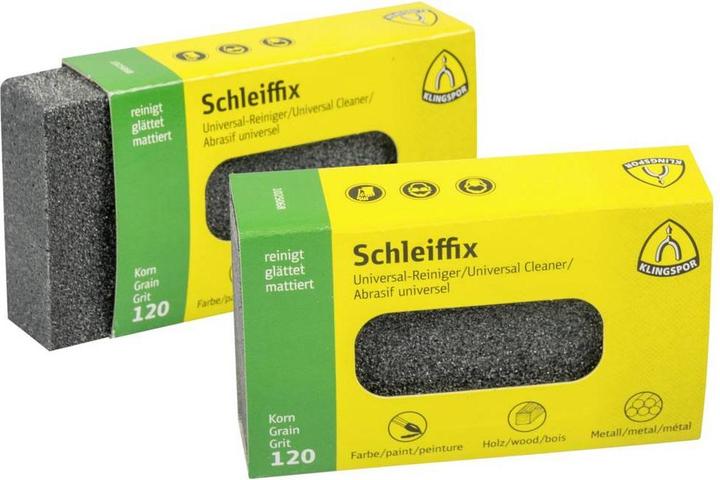 Klingspor 13802 SFK 655 Schleiffix Handklotz, Korn 120 80 x 50 x 20 mm 18 St (120)