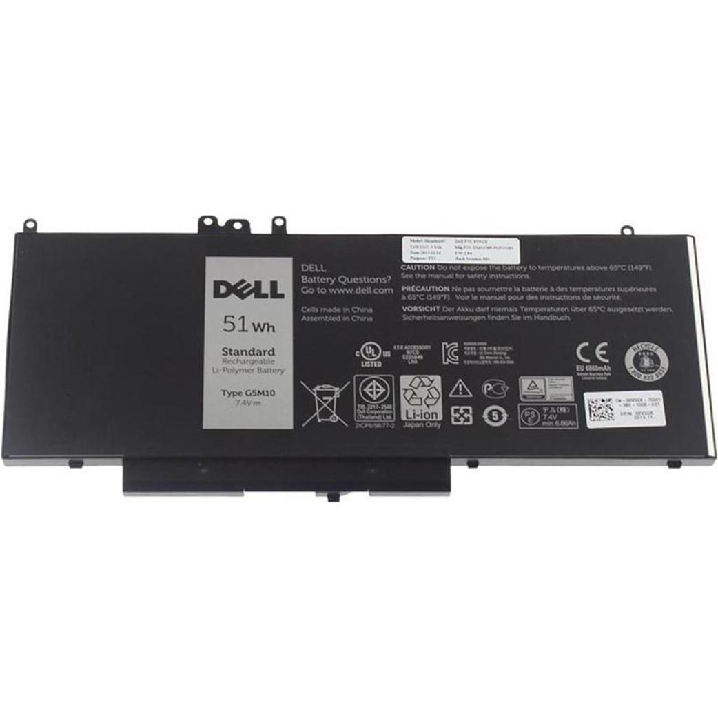 Dell Battery 4 Cell 51W HR (4 Zellen), Notebook Akku