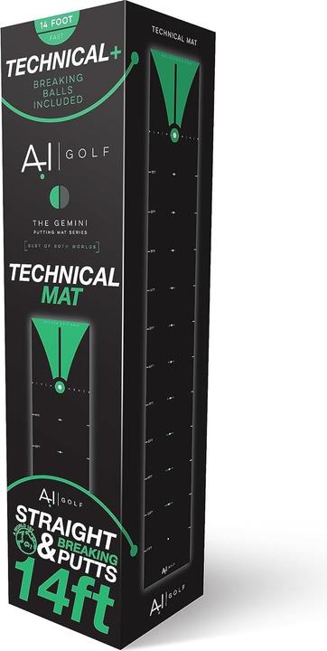 Image du produit AI Golf Gemini Series Technische 14ft Golf Putting Mat