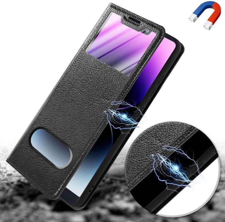 Produktbild Cadorabo Book Hülle mit Doppelfenster für Huawei P20 (Cubot P20)