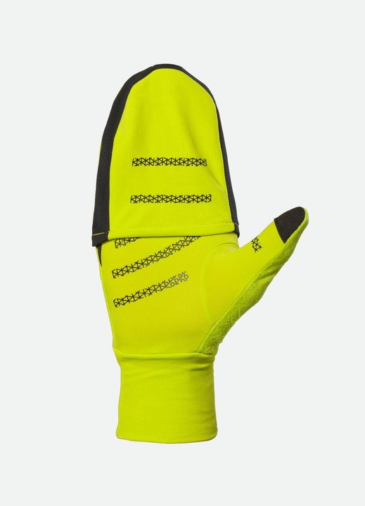 Immagine prodotto Nathan Guanto Hyper Night Reflective Convertible Mitt Glove Guanti da corsa (L)