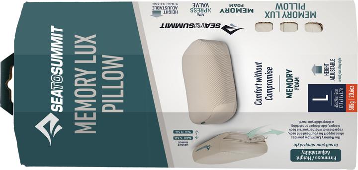 Immagine prodotto Sea To Summit Memory Lux Pillow - L Moonstr. (Cuscino per testa e collo)