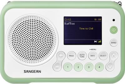 Sangean DPR-76 Draagbare radio DAB+ FM oplaadbaar Wit (DAB+)