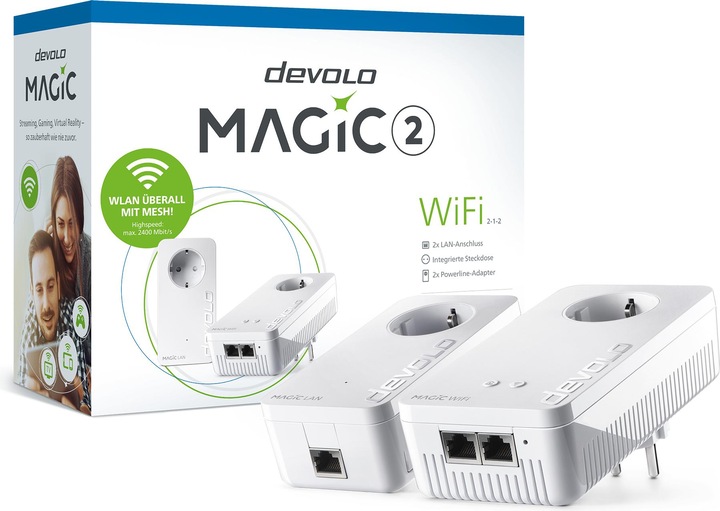 Image du produit Devolo Kit de démarrage Magic 2 WiFi next (2400 Mbit/s)