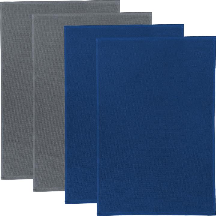 Erwin Müller Frottier-Geschirrtuch 2-farbig 4er-Pack (70 x 50 cm)