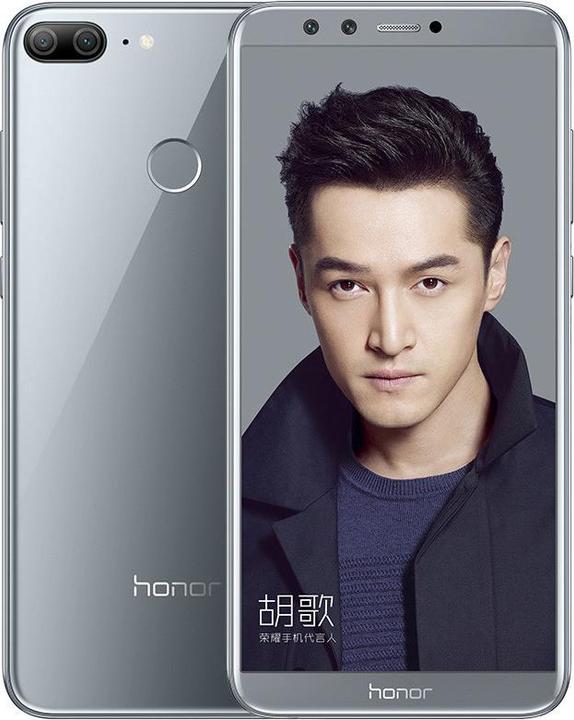 Actual product image Honor 9 Lite (32 GB, Glacier Grey, 5.65", Hybrid Dual SIM, 13 Mpx, 4G)