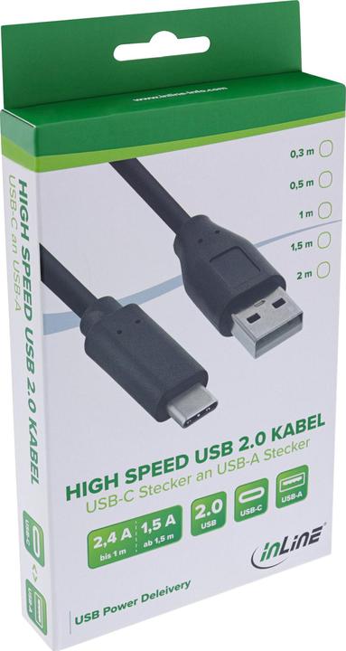 Image du produit InLine Câble USB 2.0 (2 m, USB 2.0)