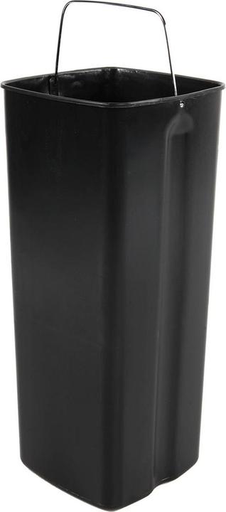 Actual product image Mojawo Metall Mülleimer Treteimer Abfalleimer Tretmülleimer 20L Schwarz (20 l)