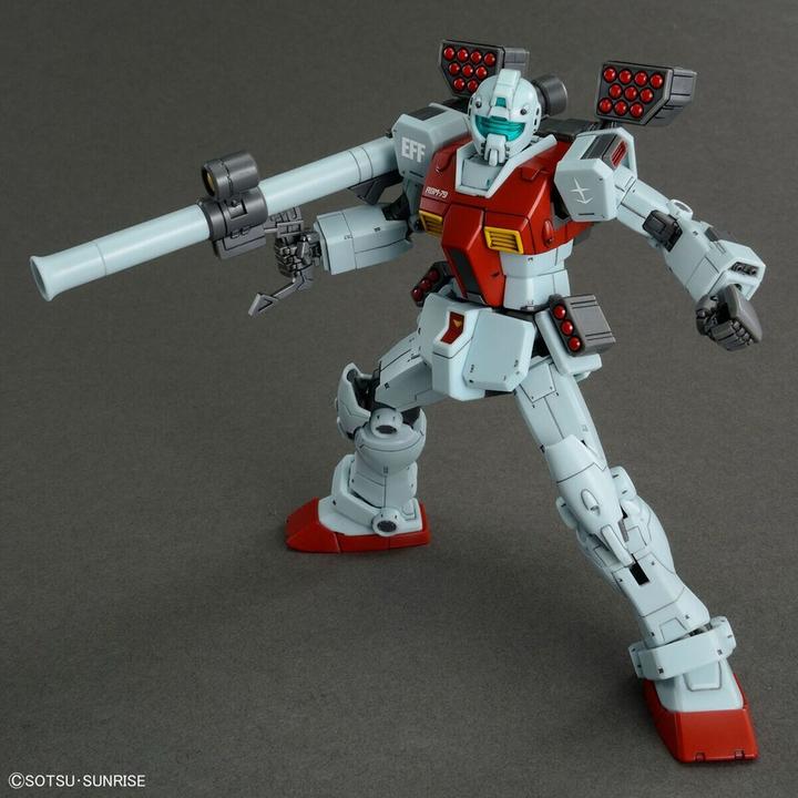 Actual product image Bandai GUNDAM - HG 1/144 GM (Shoulder Cannon / Missile Pod) - Model Kit