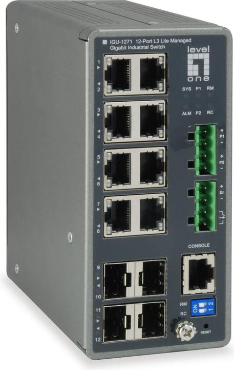 Produktbild LevelOne IGU-1271 Switch (12 Ports)