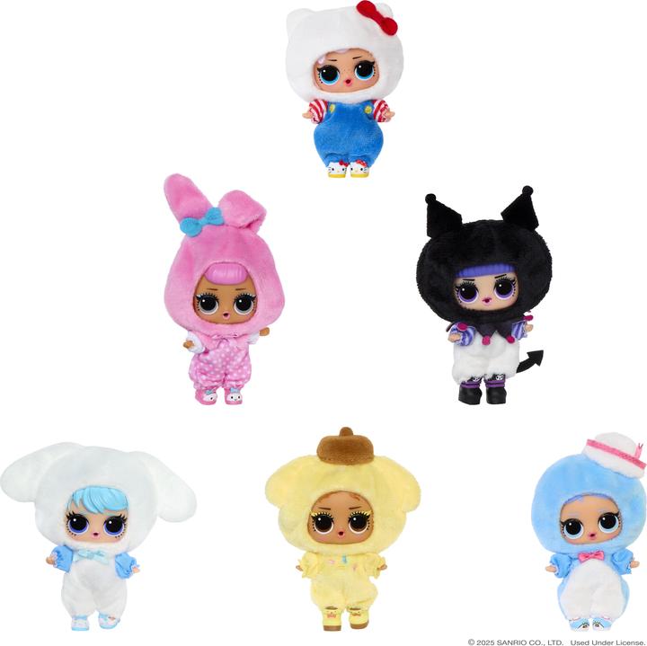 Image du produit L.O.L. Surprise! L.O.L. Surprise Loves Hello Kitty Reversible Plush Surprise Asst.
