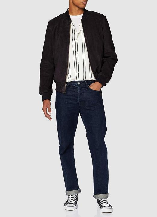 Immagine prodotto Schott Nyc Giacca in pelle con chiusura lampo e maniche lunghe (S)