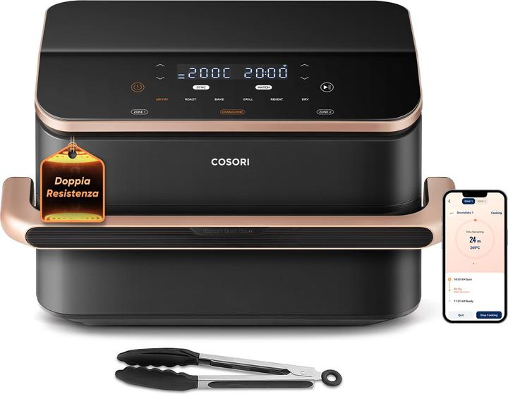 Image du produit Cosori Twinfry Airfryer - friteuse XXL à air chaud 10 litres - 2 repas préparés simultanément parDivider- 6