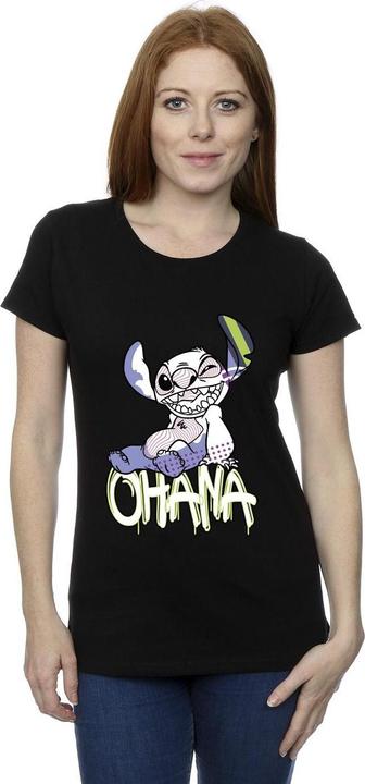 Disney Lilo And Stitch Ohana Graffiti TShirt