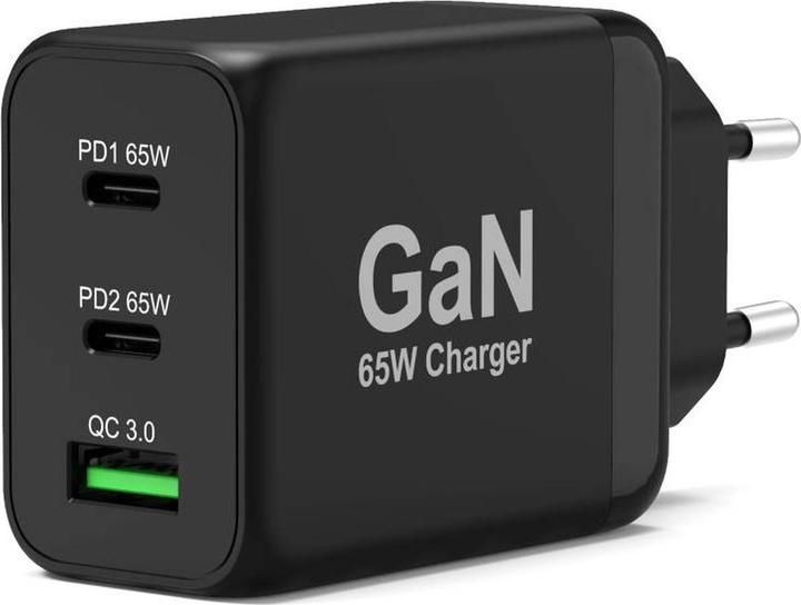 Produktbild Port Designs PORT Connect strømforsyningsadapter - (65 W, 3 Ports)