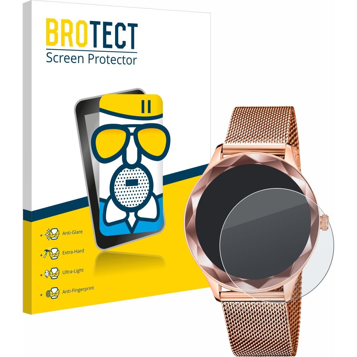 Thumbnail - BROTECT AirGlass Panzerglasfolie Matt, Smartwatch Schutzfolie, Grau