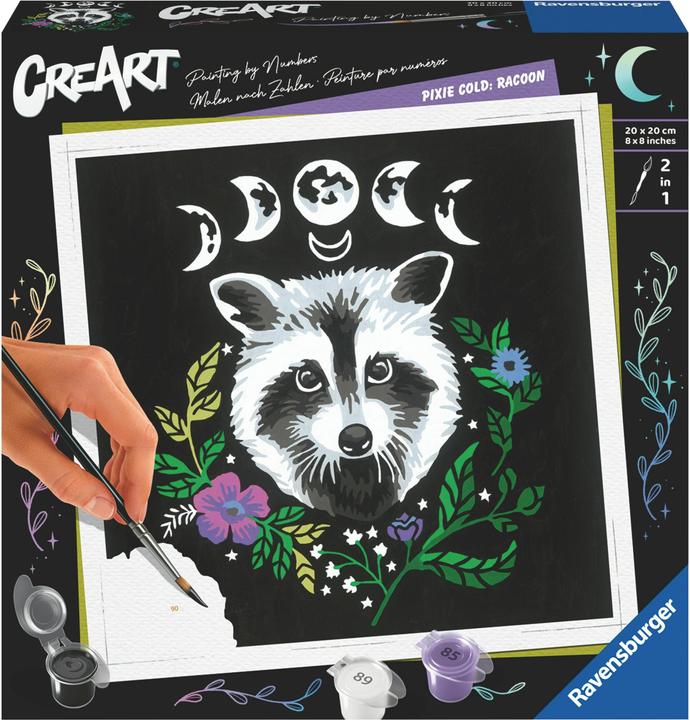 Produktbild Ravensburger CreArt Pixie Cold: Racoon