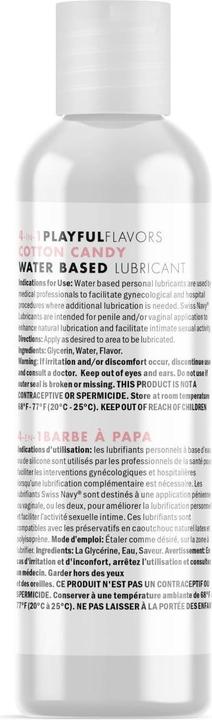 Nutritional values and ingredients Swiss Navy 4 In 1 Cotton Candy - 30ml/1oz (30 ml)