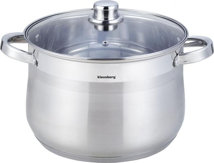 Klausberg pots 22 cm (KB-7162) (Pot, Stainless steel, 22 x 19 cm)