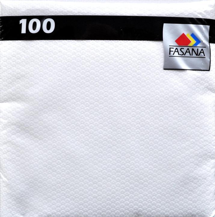 Image du produit Fasana Serviettes de table blanches (100 x, 33 x 33 cm)